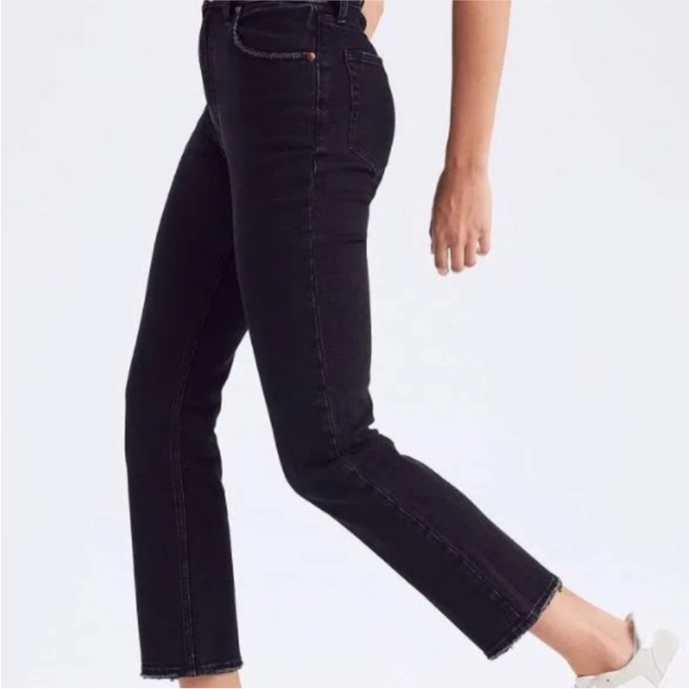 Abercrombie ankle straight jeans